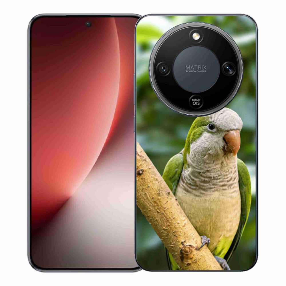 Gélový kryt mmCase na Honor Magic 8 Lite 5G - papagáj mníšok