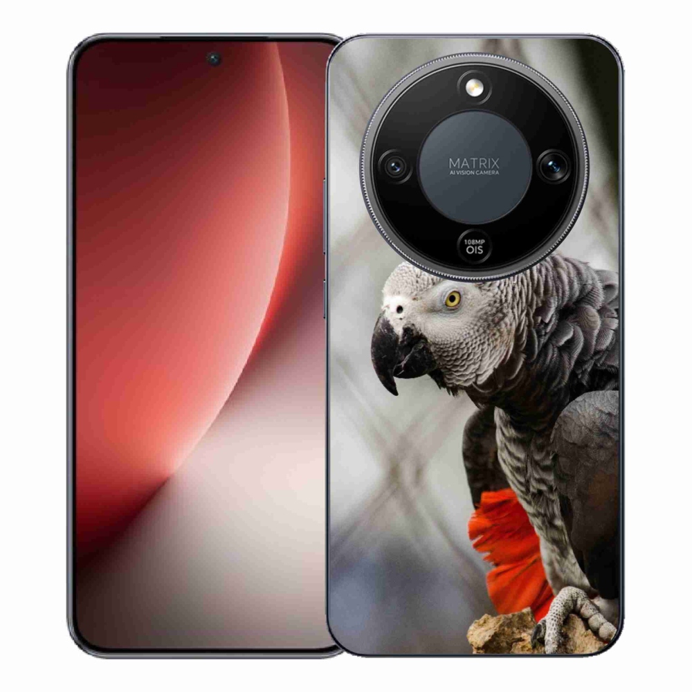 Gélový kryt mmCase na Honor Magic 8 Lite 5G - papagáj žako 3