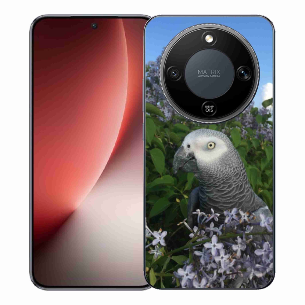 Gélový kryt mmCase na Honor Magic 8 Lite 5G - papagáj žako