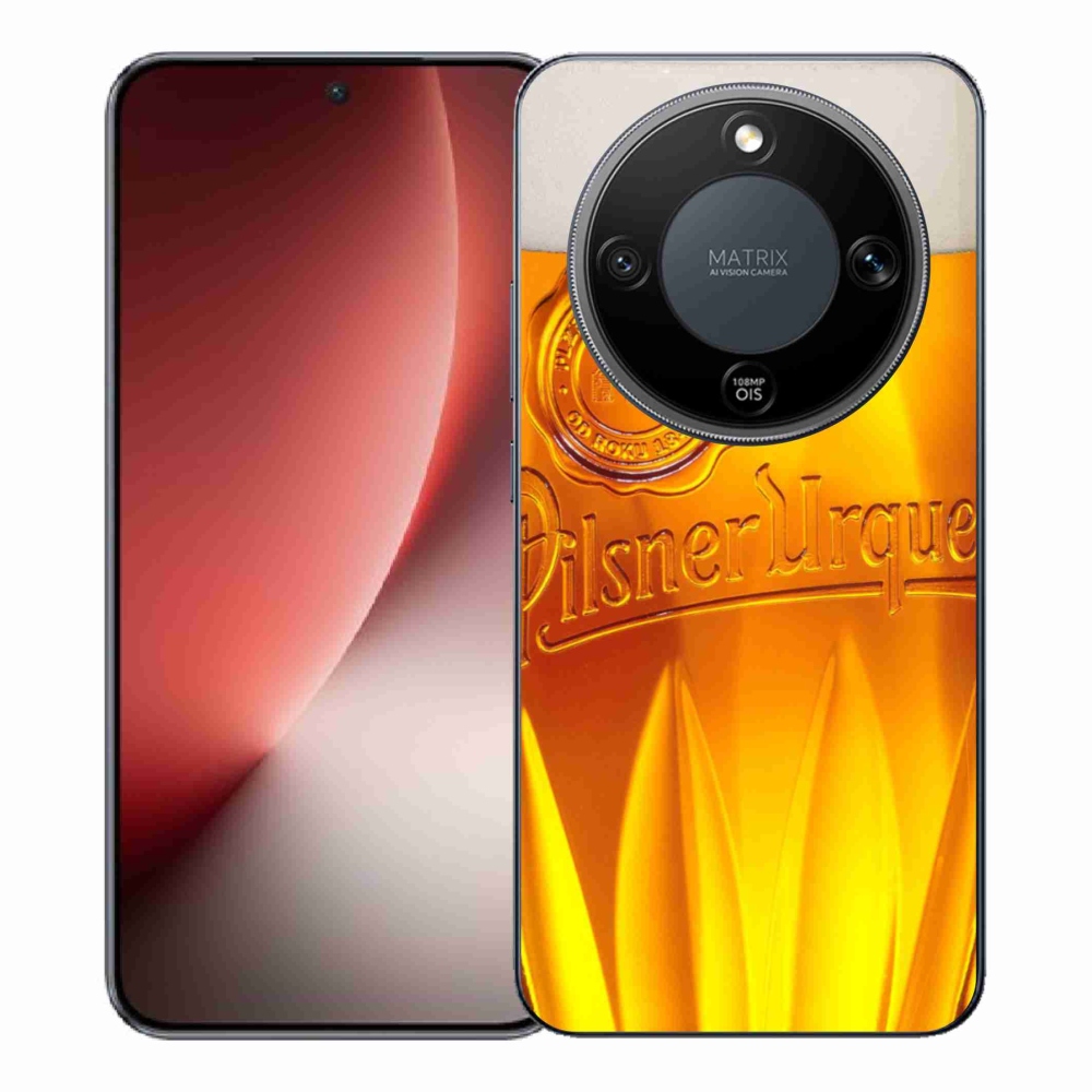 Gélový kryt mmCase na Honor Magic 8 Lite 5G - pivo