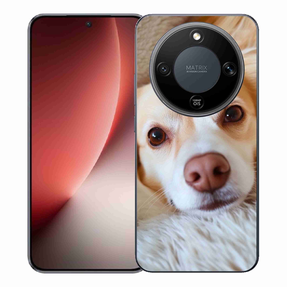 Gélový kryt mmCase na Honor Magic 8 Lite 5G - Roztomilá čivava