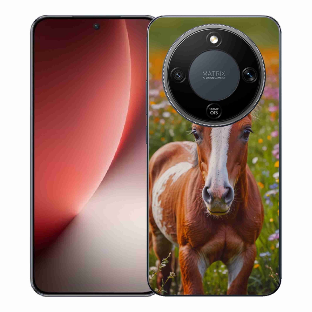 Gélový kryt mmCase na Honor Magic 8 Lite 5G - roztomilé žriebä