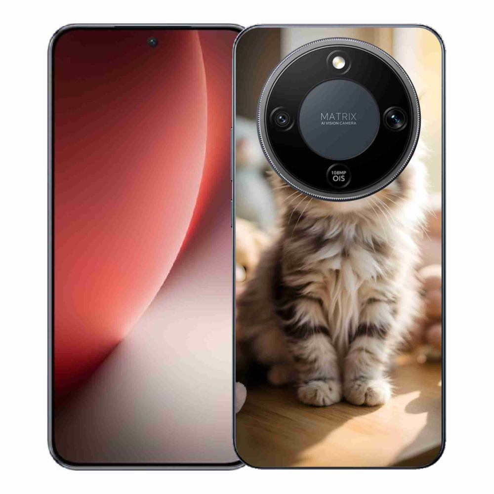 Gélový kryt mmCase na Honor Magic 8 Lite 5G - roztomilé mačiatko 10