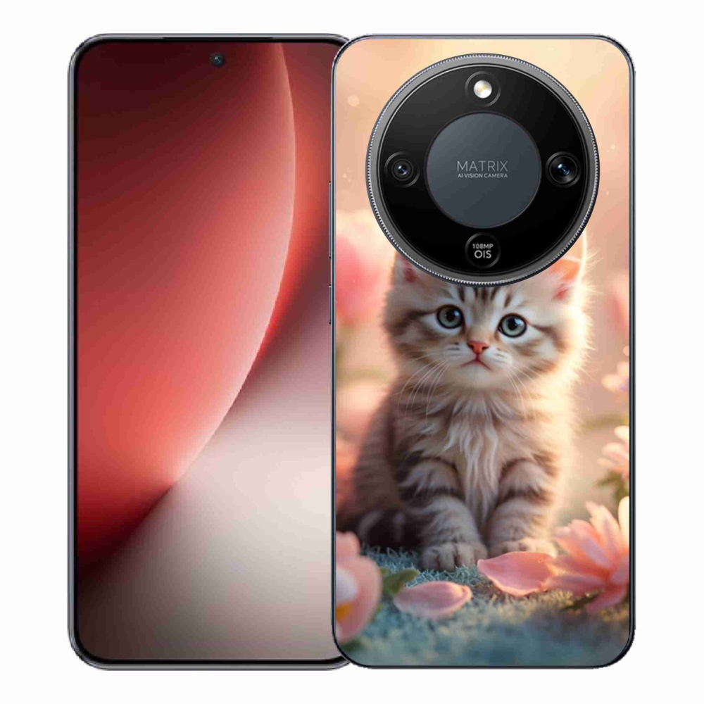 Gélový kryt mmCase na Honor Magic 8 Lite 5G - roztomilé mačiatko 8