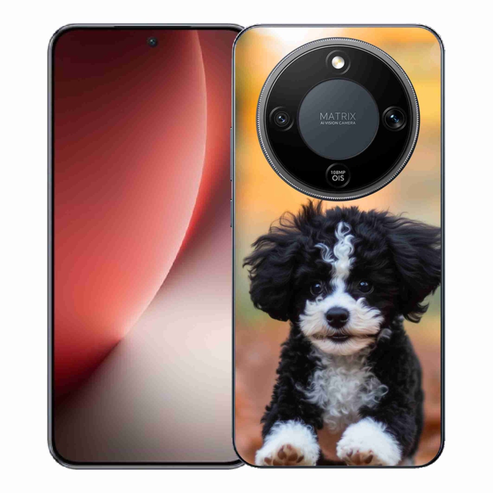 Gélový kryt mmCase na Honor Magic 8 Lite 5G - roztomilé šteňa 2