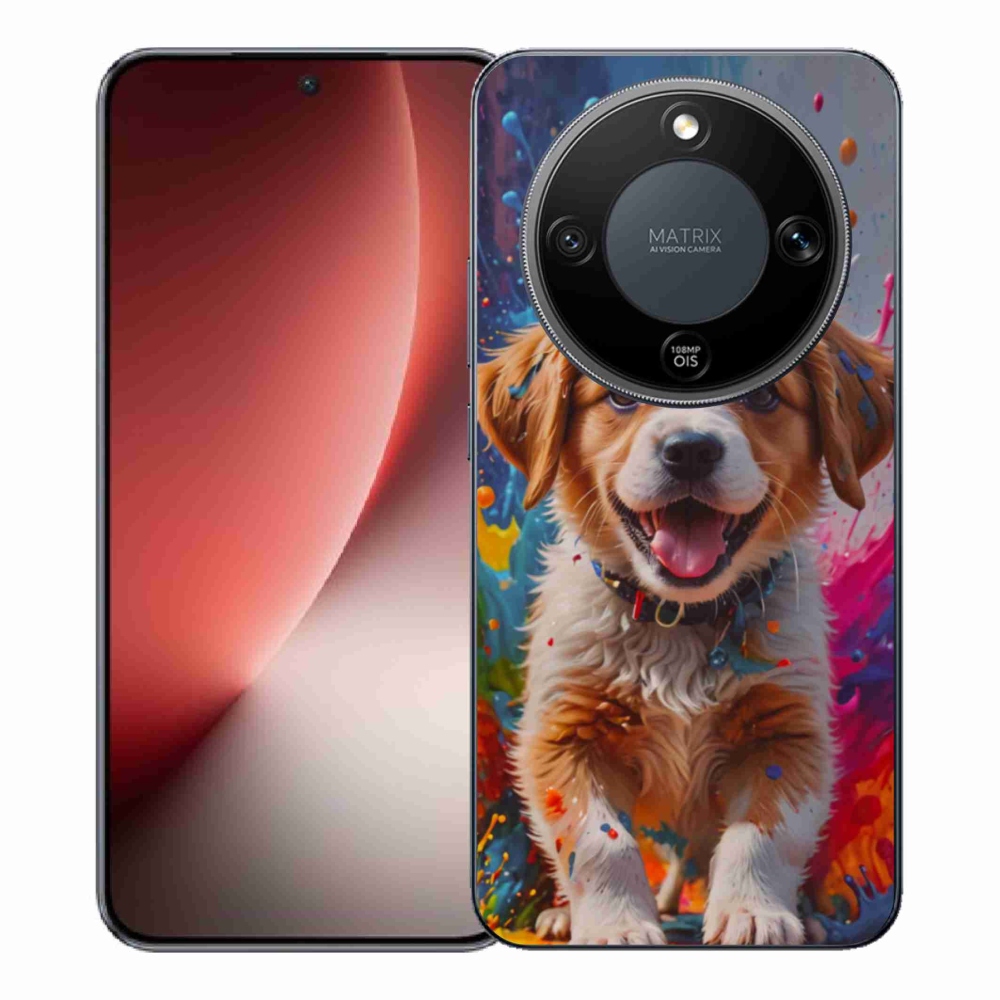 Gélový kryt mmCase na Honor Magic 8 Lite 5G - roztomilé šteňa 3