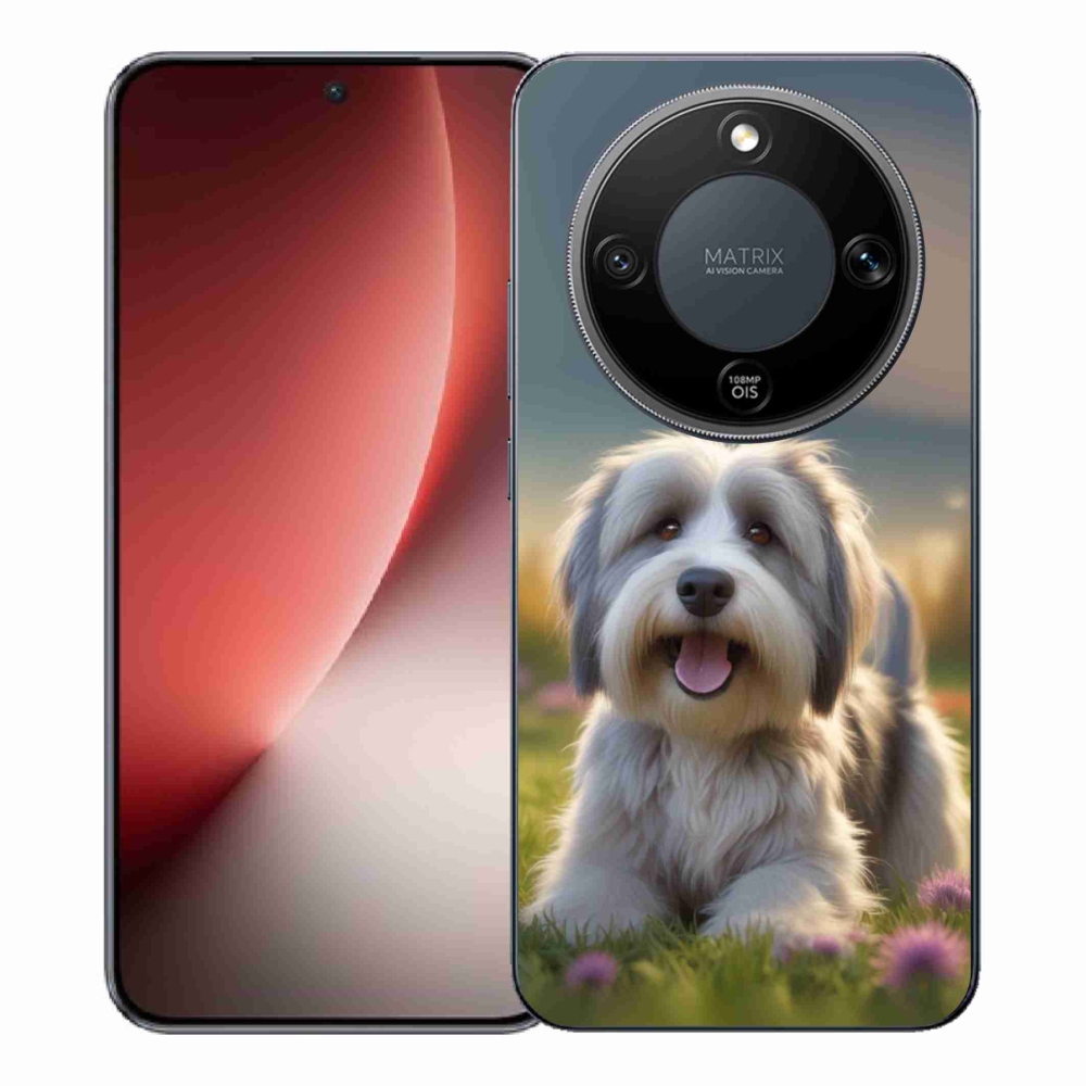 Gélový kryt mmCase na Honor Magic 8 Lite 5G - roztomilý havanský psík