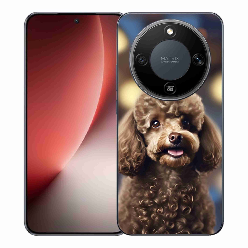 Gélový kryt mmCase na Honor Magic 8 Lite 5G - roztomilý pudel