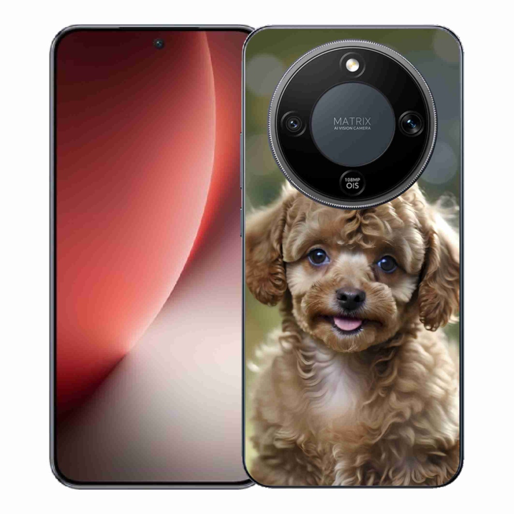 Gélový kryt mmCase na Honor Magic 8 Lite 5G - roztomilý pudel