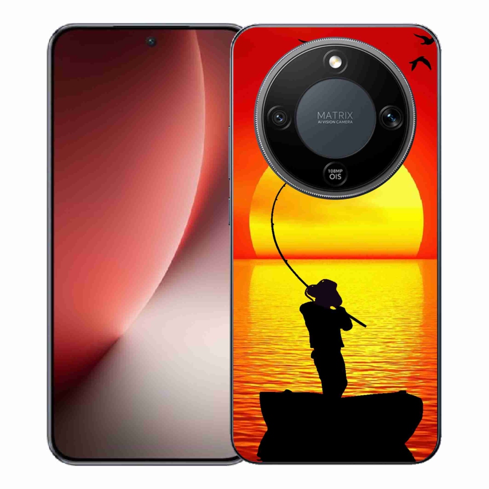 Gélový kryt mmCase na Honor Magic 8 Lite 5G - rybárčenie