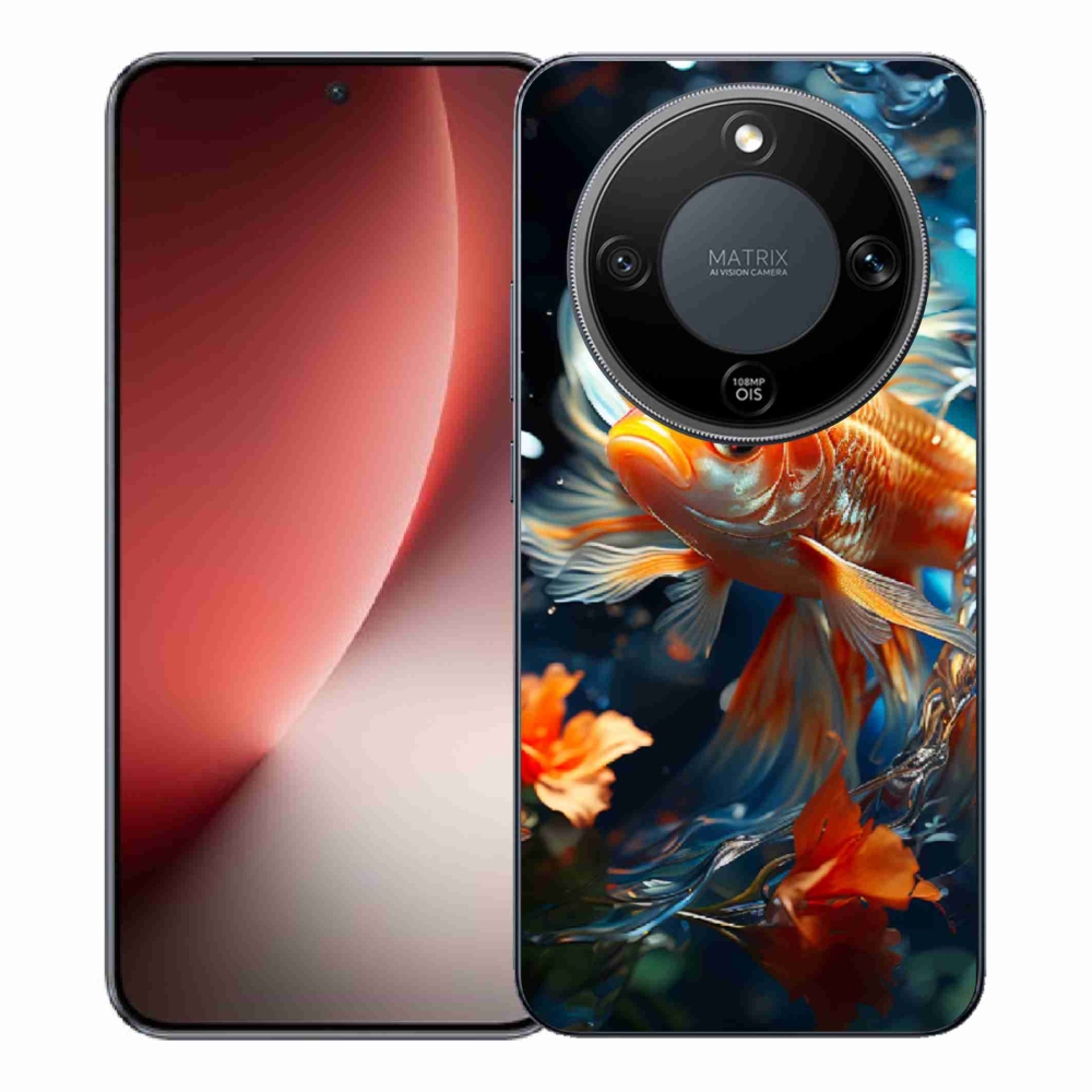 Gélový kryt mmCase na Honor Magic 8 Lite 5G - rybka