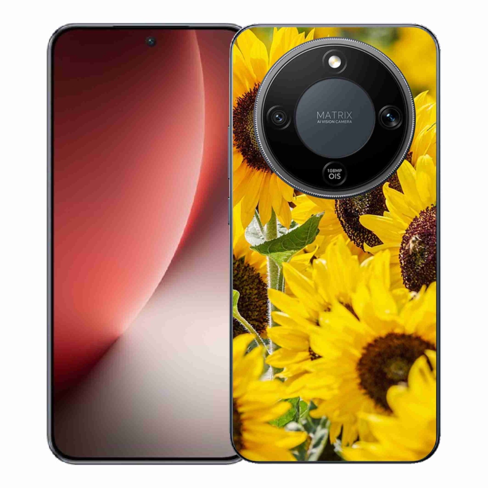 Gélový kryt mmCase na Honor Magic 8 Lite 5G - slnečnica