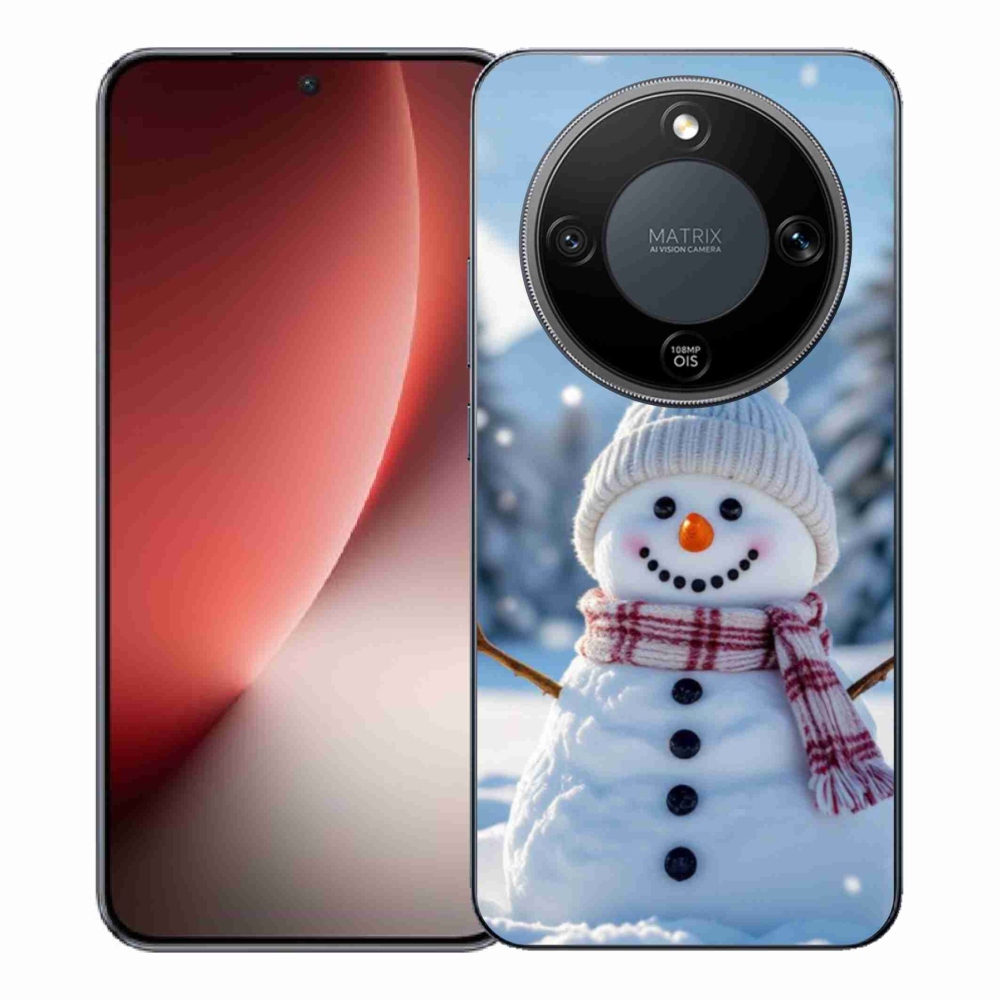 Gélový kryt mmCase na Honor Magic 8 Lite 5G - snehuliak 3