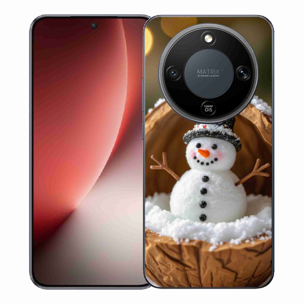 Gélový kryt mmCase na Honor Magic 8 Lite 5G - snehuliak 4