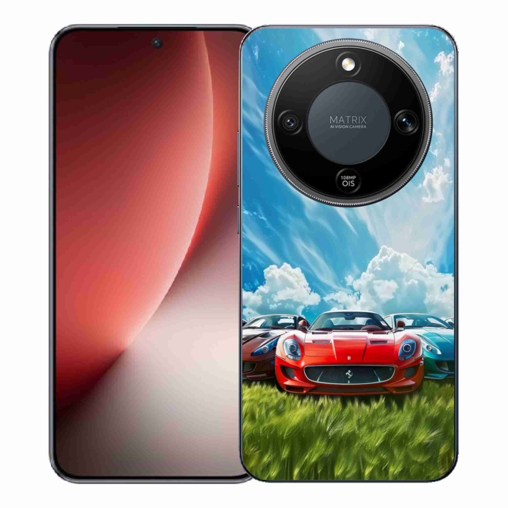 Gélový kryt mmCase na Honor Magic 8 Lite 5G - športové vozidlá