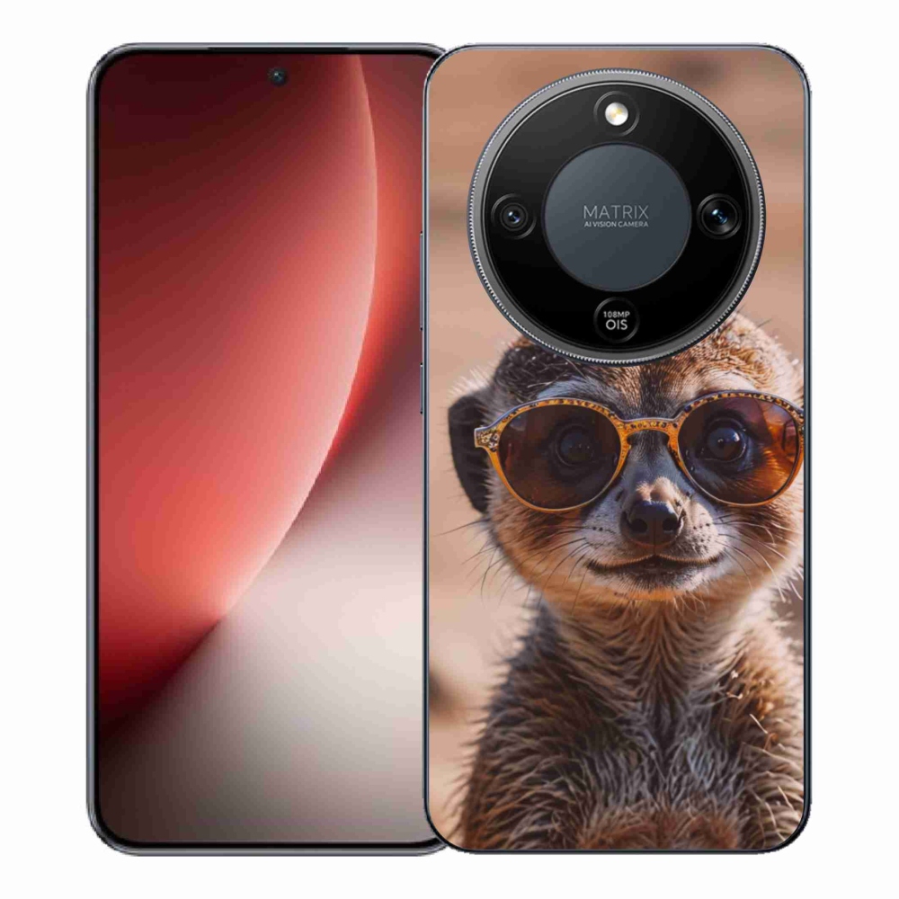 Gélový kryt mmCase na Honor Magic 8 Lite 5G - štýlová surikata