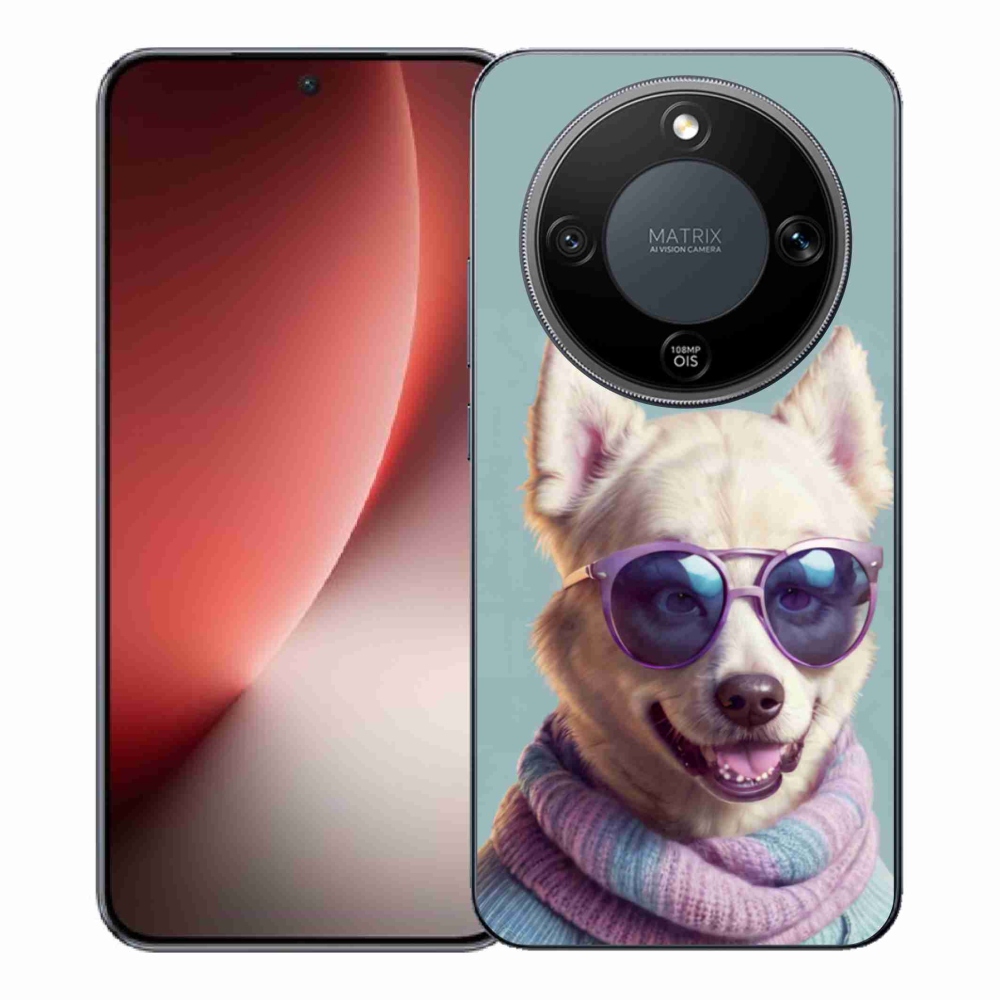 Gélový kryt mmCase na Honor Magic 8 Lite 5G - štýlový nemecký špic