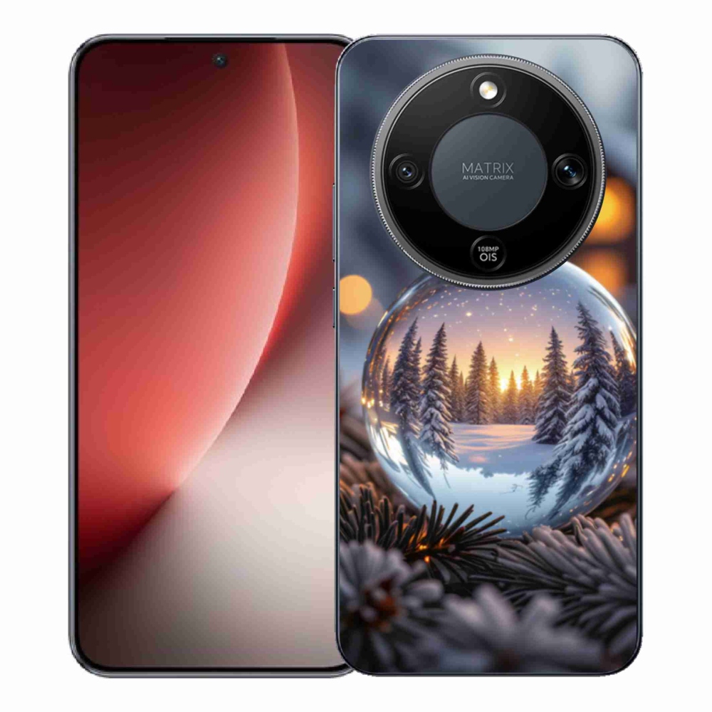 Gélový kryt mmCase na Honor Magic 8 Lite 5G - vianočná ozdoba