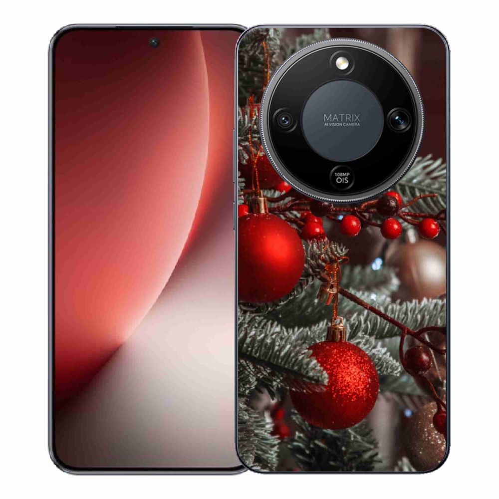 Gélový kryt mmCase na Honor Magic 8 Lite 5G - vianočné ozdoby 2