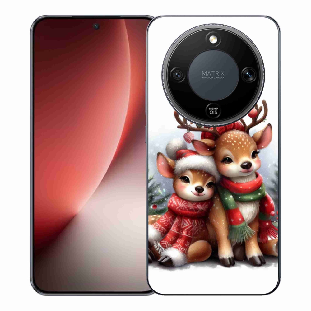 Gélový kryt mmCase na Honor Magic 8 Lite 5G - vianočné soby