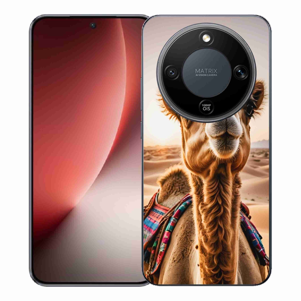 Gélový kryt mmCase na Honor Magic 8 Lite 5G - ťava