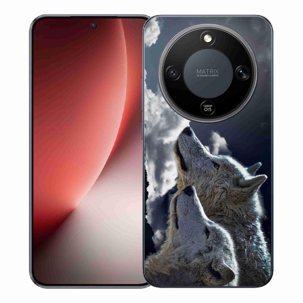 Gélový kryt mmCase na Honor Magic 8 Lite 5G - vlci