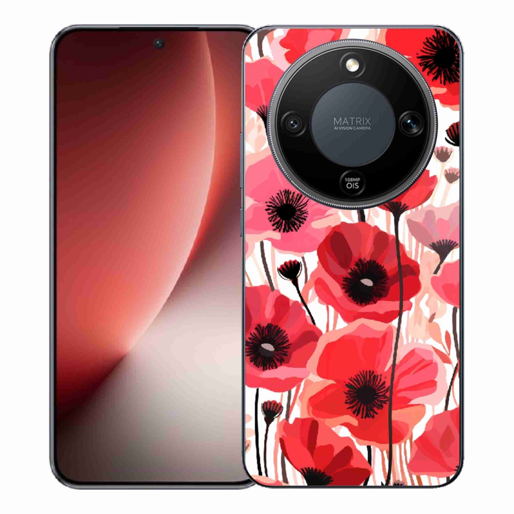 Gélový kryt mmCase na Honor Magic 8 Lite 5G - vlčí mak 1