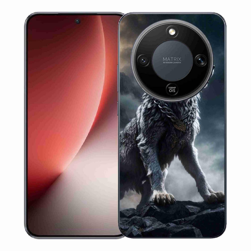 Gélový kryt mmCase na Honor Magic 8 Lite 5G - vlk 1