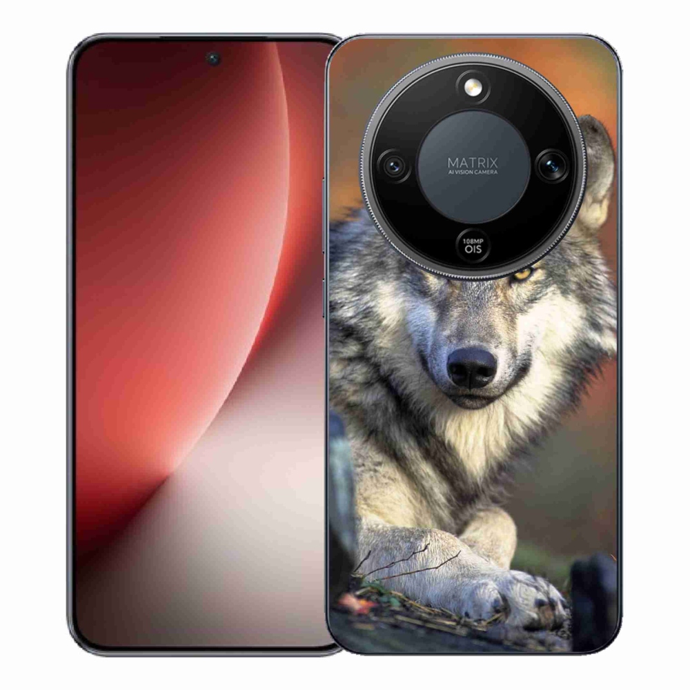 Gélový kryt mmCase na Honor Magic 8 Lite 5G - vlk