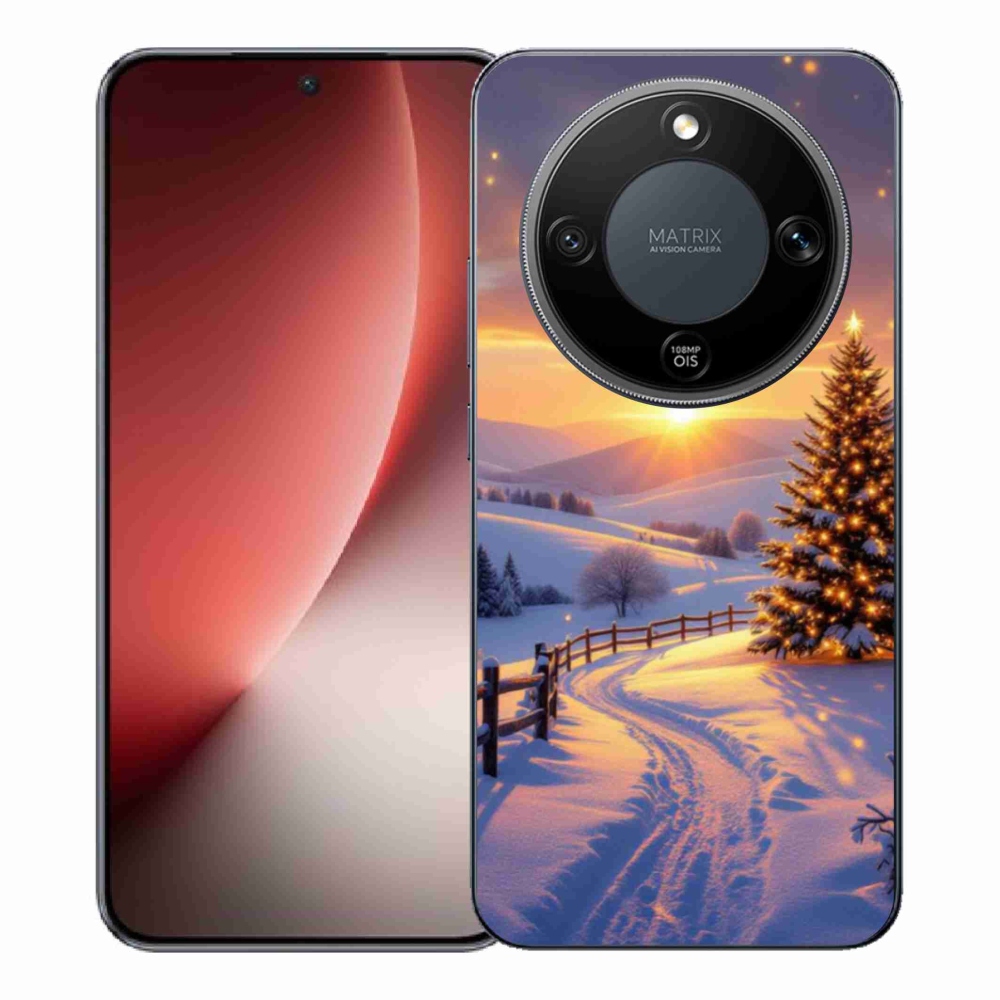 Gélový kryt mmCase na Honor Magic 8 Lite 5G - zimná krajina