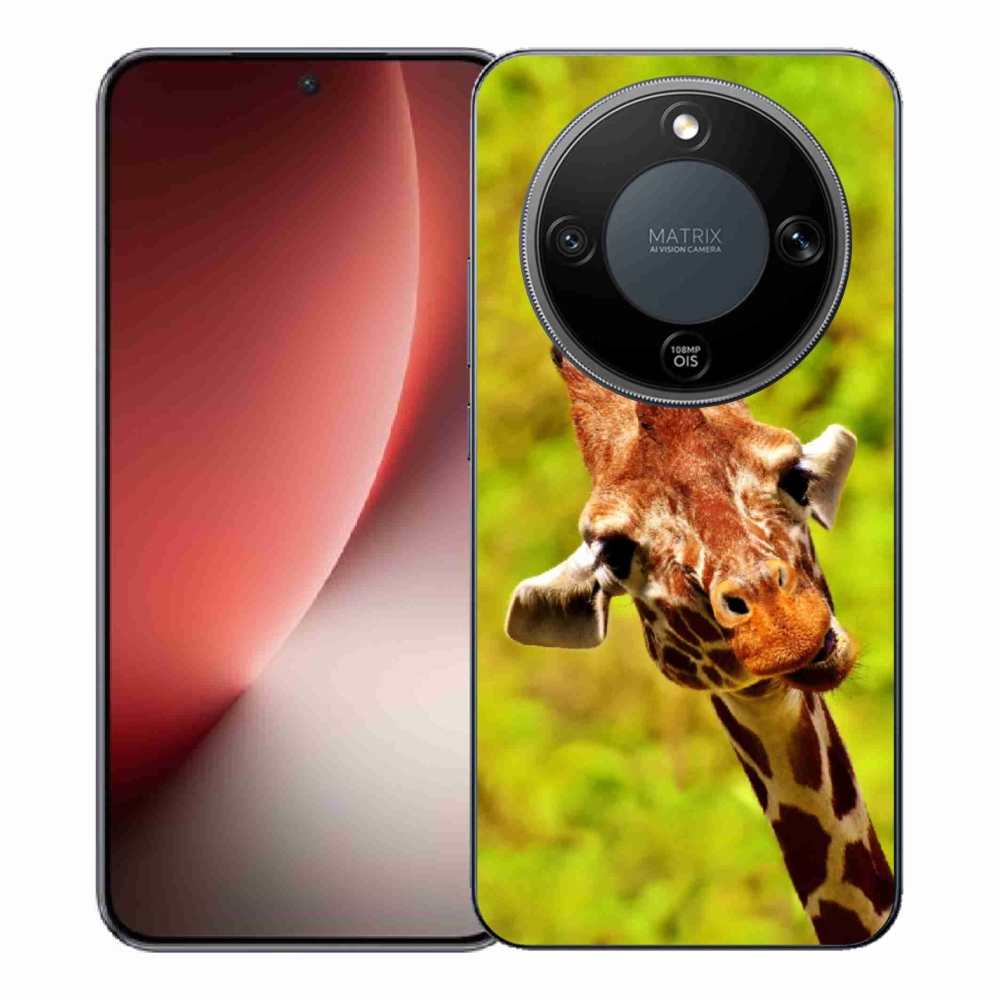 Gélový kryt mmCase na Honor Magic 8 Lite 5G - žirafa