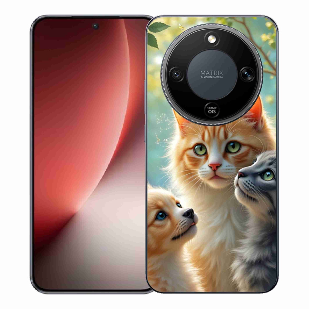 Gélový kryt mmCase na Honor Magic 8 Lite 5G - zvieracie priateľstvo 2