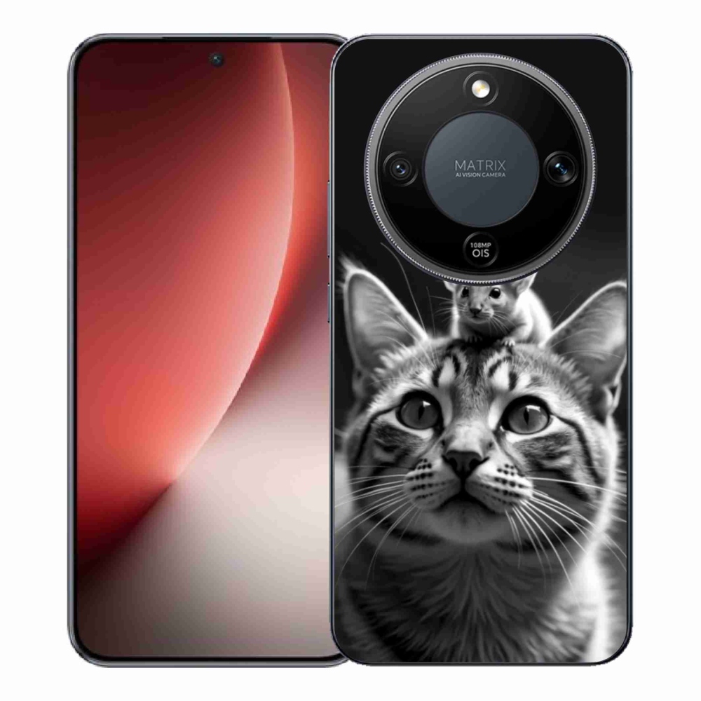 Gélový kryt mmCase na Honor Magic 8 Lite 5G - zvieracie priateľstvo 2