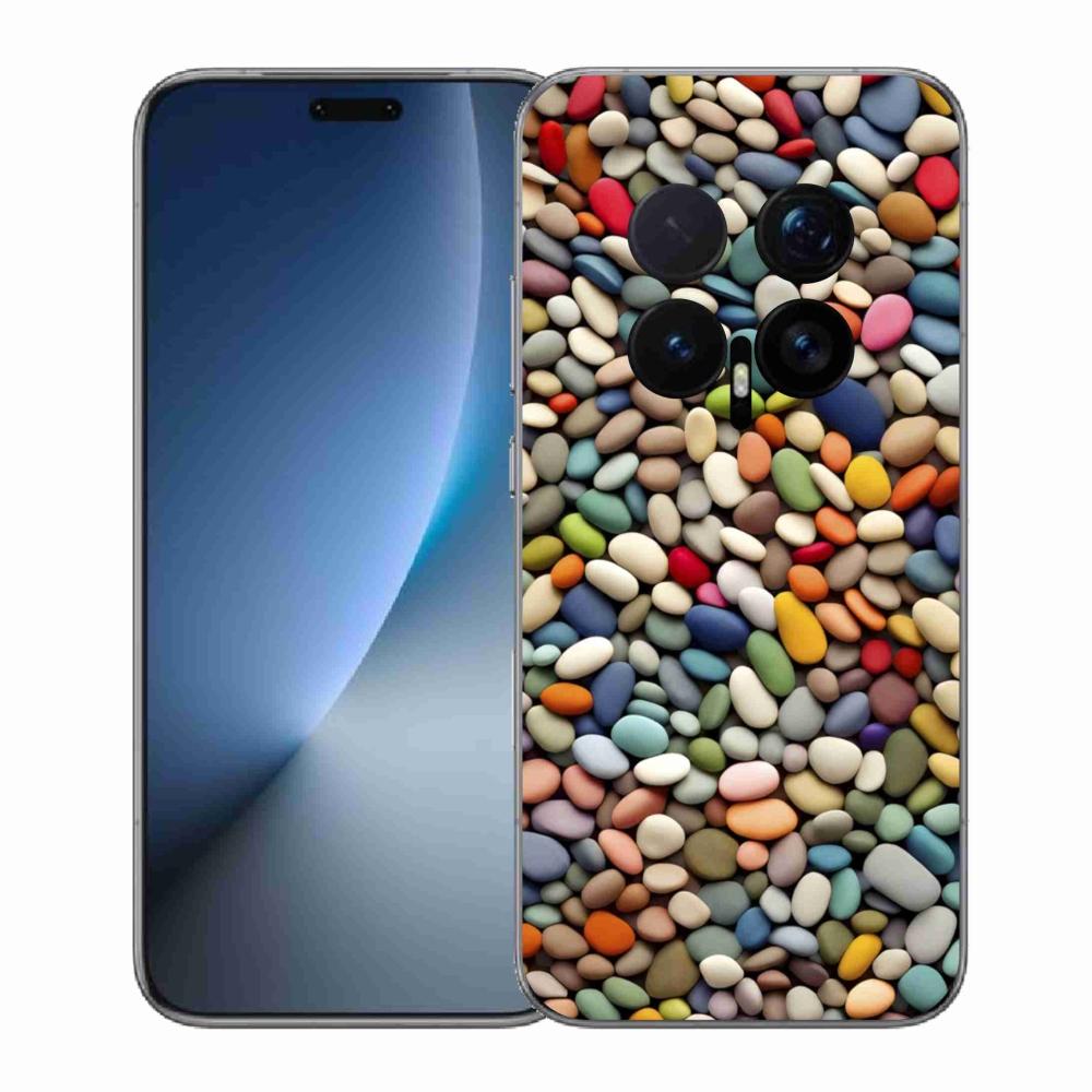 Gélový kryt mmCase na Honor Magic 8 Pro - farebné kamienky 2