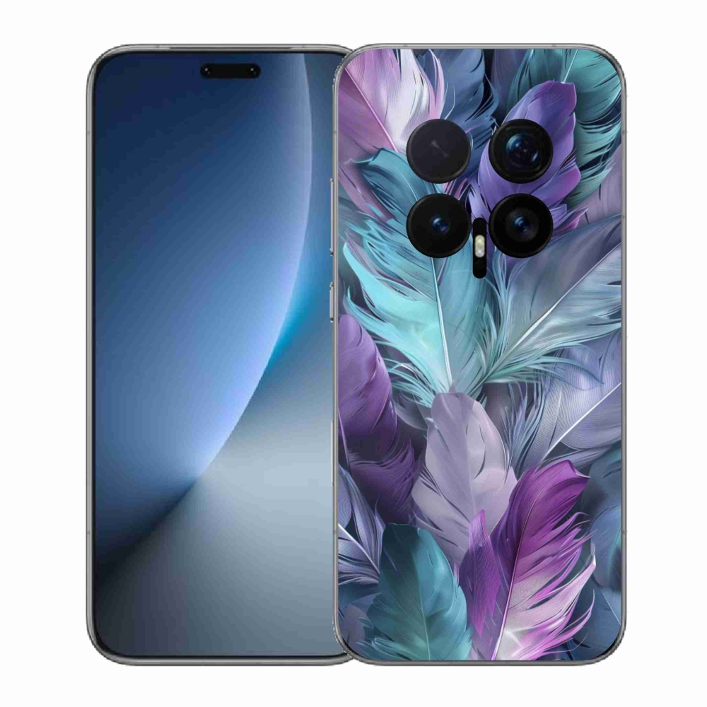 Gélový kryt mmCase na Honor Magic 8 Pro - farebné perie 2