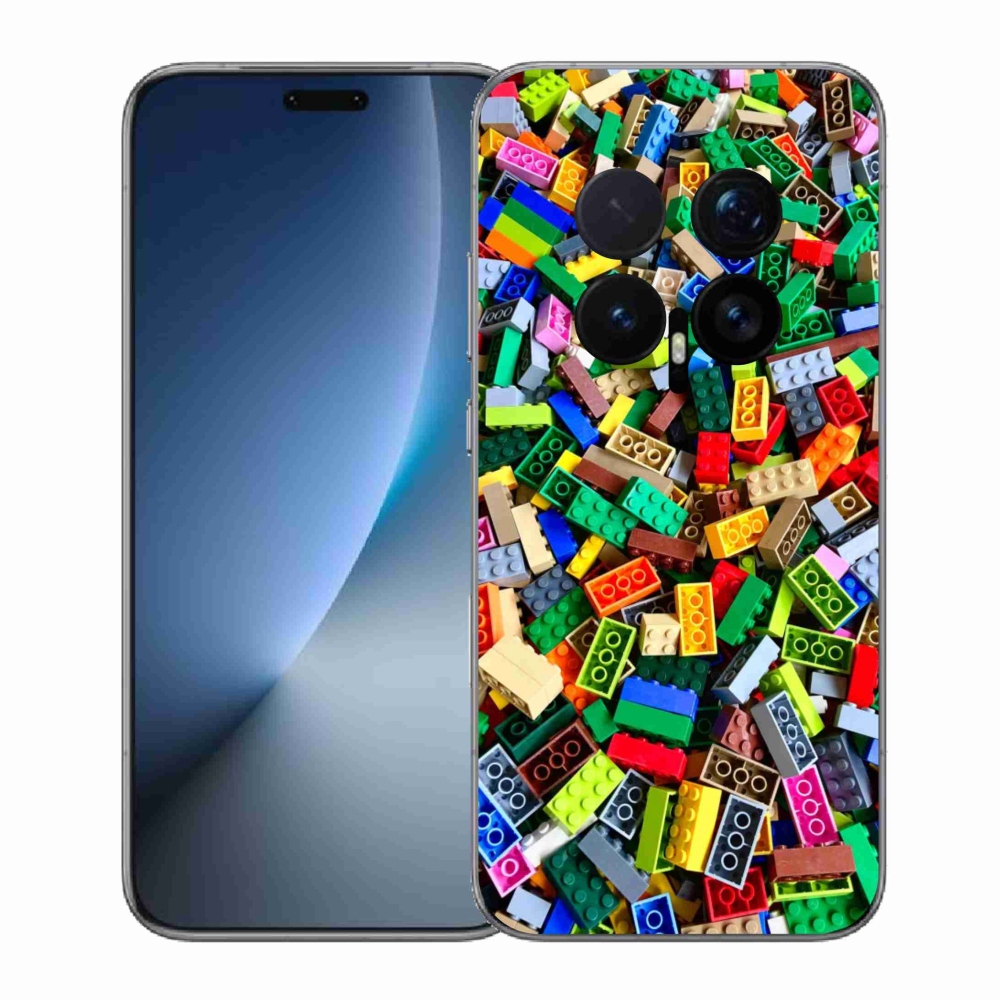 Gélový kryt mmCase na Honor Magic 8 Pro - farebné stavebné kocky