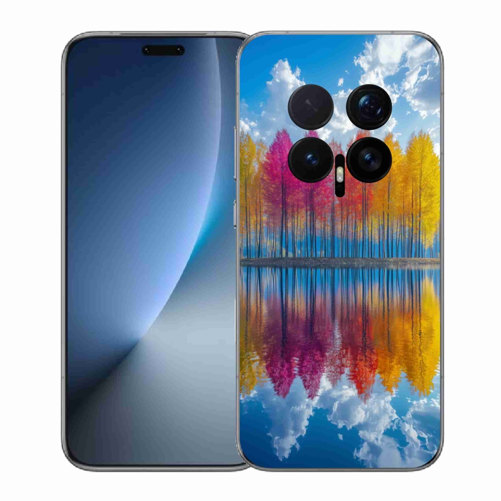 Gélový kryt mmCase na Honor Magic 8 Pro - farebné stromy