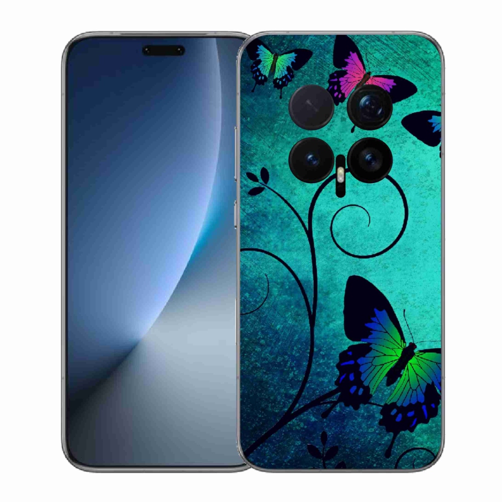 Gélový kryt mmCase na Honor Magic 8 Pro - farební motýle