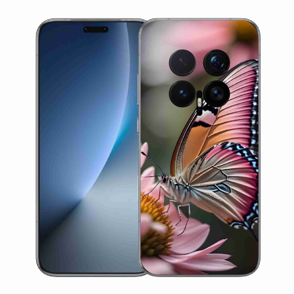 Gélový kryt mmCase na Honor Magic 8 Pro - farebný motýľ