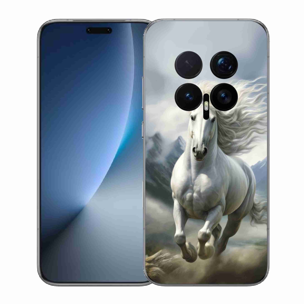 Gélový kryt mmCase na Honor Magic 8 Pro - bežiaci biely kôň 3