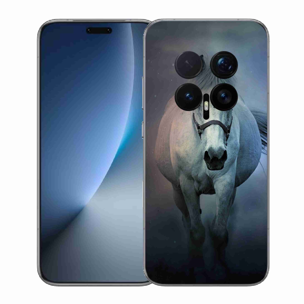 Gélový kryt mmCase na Honor Magic 8 Pro - bežiaci biely kôň