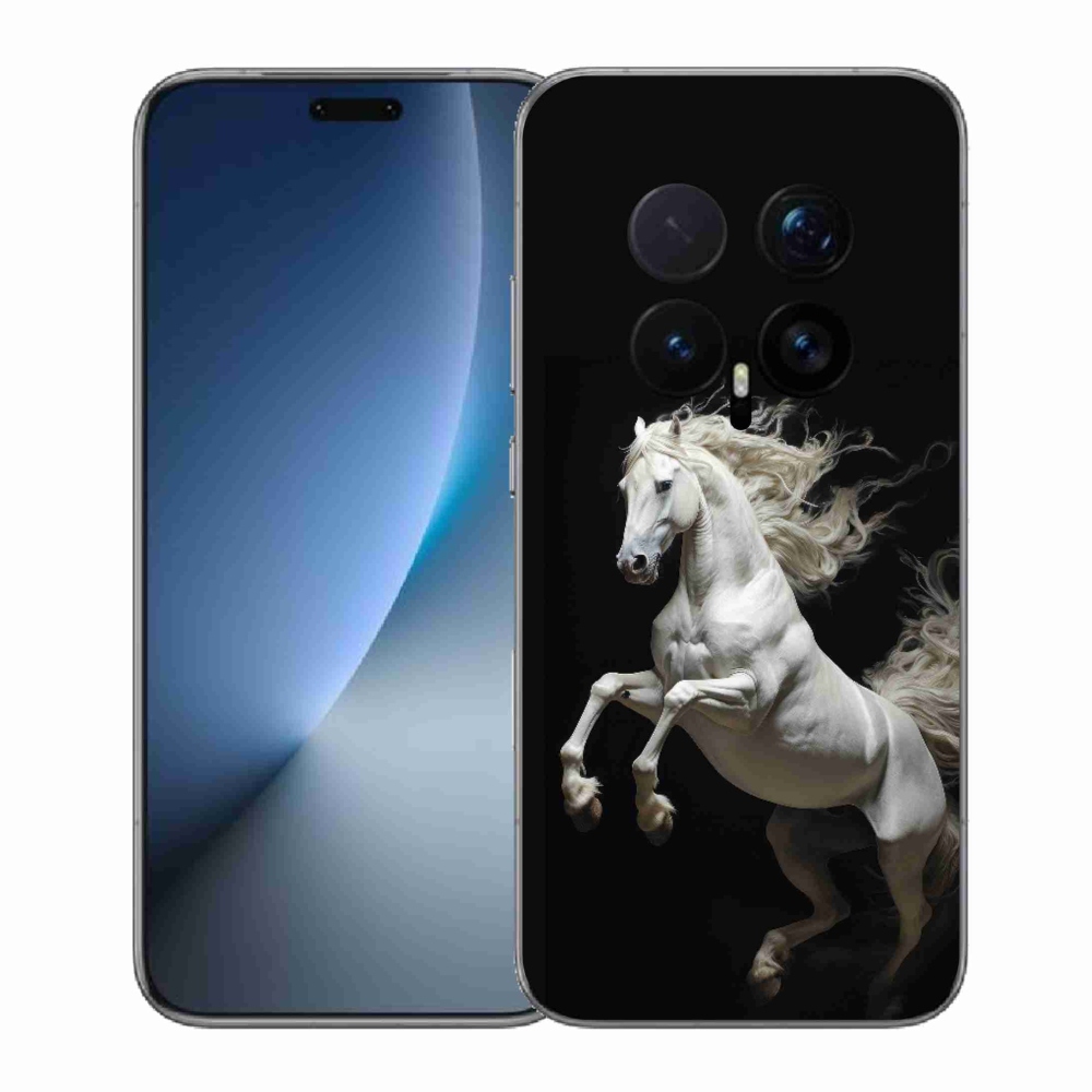 Gélový kryt mmCase na Honor Magic 8 Pro - biely kôň 4