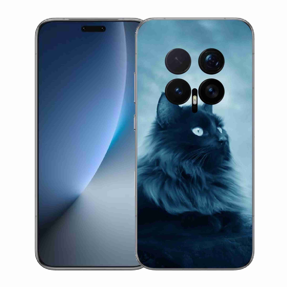 Gélový kryt mmCase na Honor Magic 8 Pro - čierna mačka 1