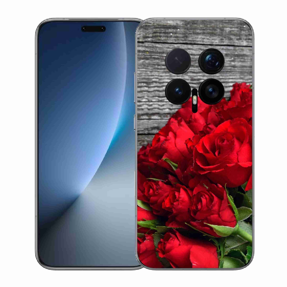 Gélový kryt mmCase na Honor Magic 8 Pro - červené ruže