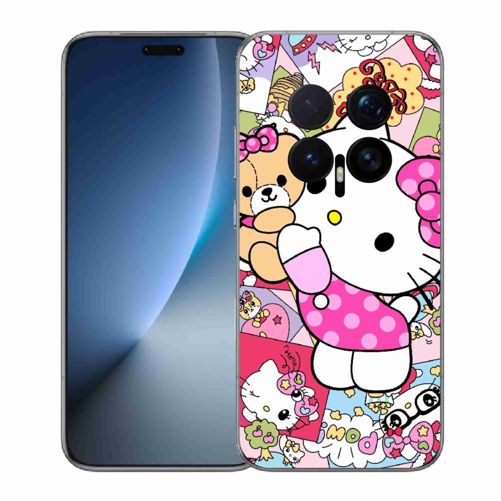 Gélový kryt mmCase na Honor Magic 8 Pro - cute kitty