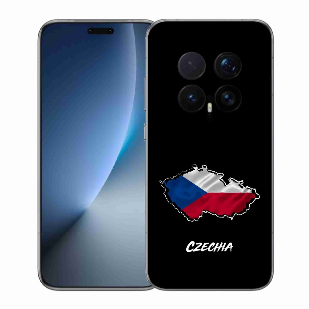 Gélový kryt mmCase na Honor Magic 8 Pro - Slovakia čierne pozadie
