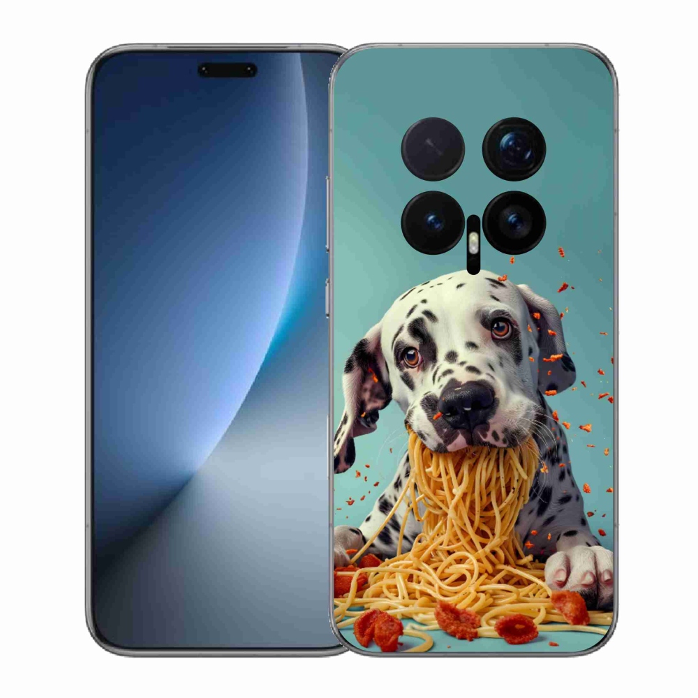 Gélový kryt mmCase na Honor Magic 8 Pro - dalmatín a špagety