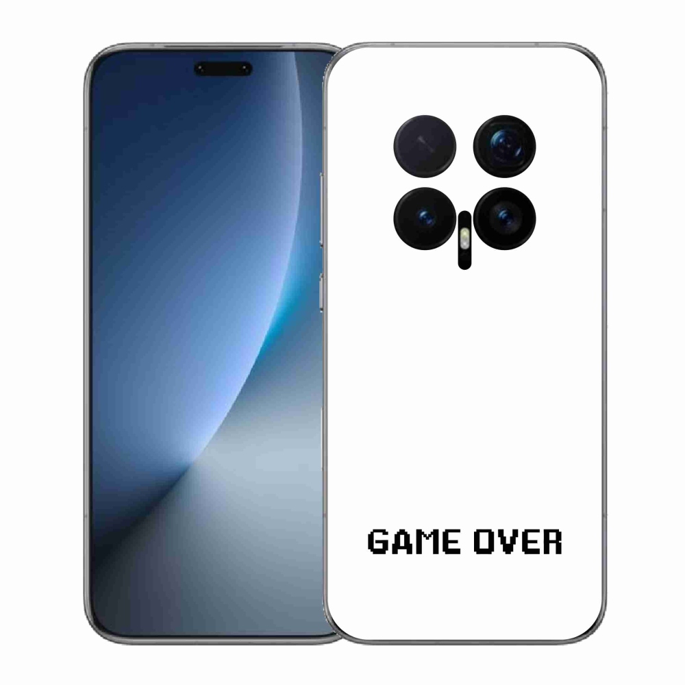Gélový kryt mmCase na Honor Magic 8 Pro - game over biele pozadie