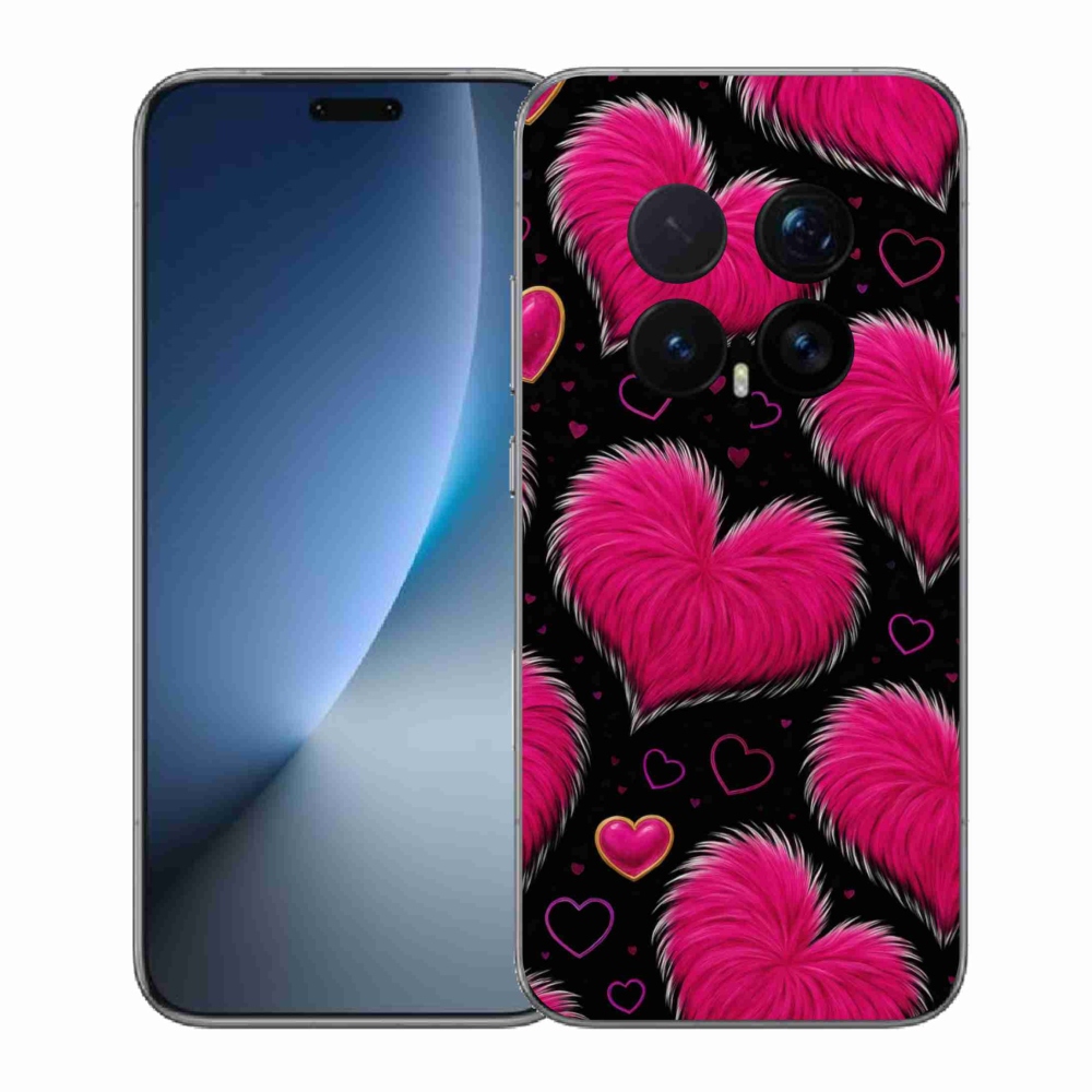 Gélový kryt mmCase na Honor Magic 8 Pro - hebké srdce