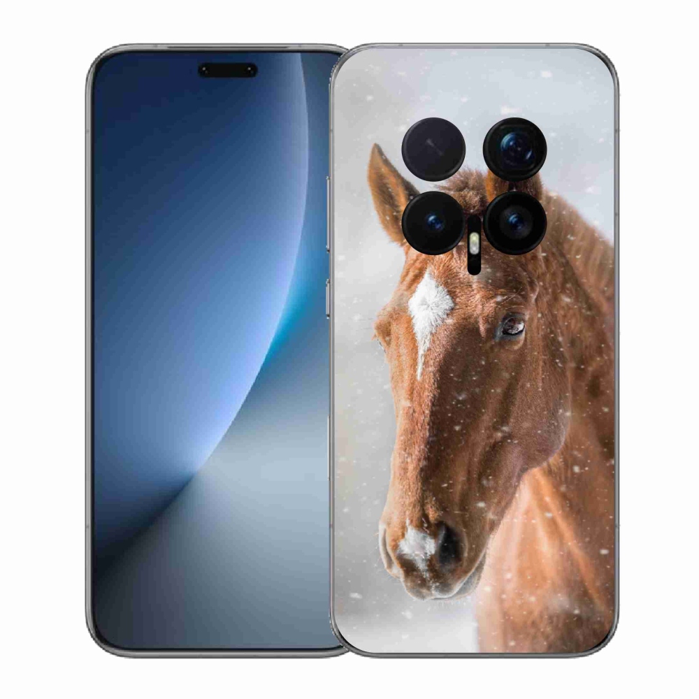 Gélový kryt mmCase na Honor Magic 8 Pro - hnedý kôň 2